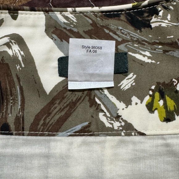 J.Crew Size 6 Floral Cotton A-Line Lined Pleated Skirt Pockets - Picture 4 of 12